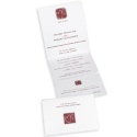 Designer Style Heart Seal 'n Send Invitation