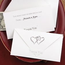 Swish Hearts Gratuity Envelope