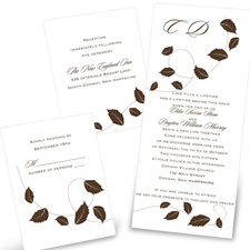 Autumn Breeze - Separate and Send Invitation