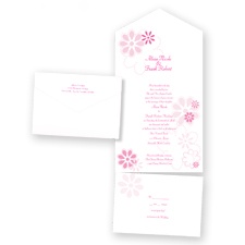 Flower Power - Seal and Send Invitation