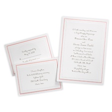 Framed in Pink Separate and Send Invitation
