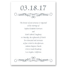 Calligraphy Perch - Invitation