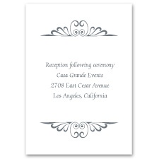 Calligraphy Perch - Reception Card