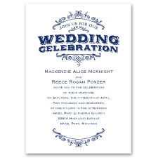 Vintage Allure - Invitation