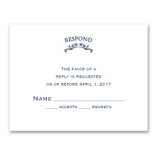 Vintage Allure - Response Card and Envelope