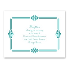 Art Deco Frame - Reception Card