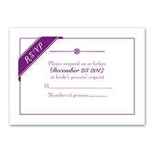 Pretty Details - Response Card and Envelope