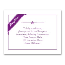 Pretty Details - Reception Card