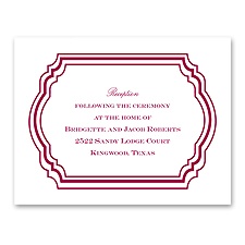 Fetching Frame - Reception Card