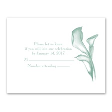 Calla Lily Arch - Response Card and Envelope