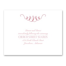 Fairy Tale Whimsy - Reception Card