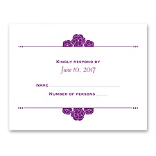 Flower Patch - Response Card and Envelope