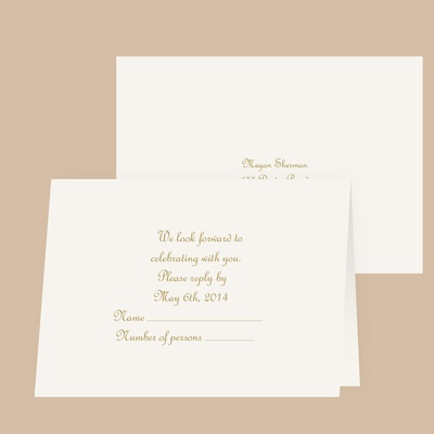 Pure Tradition - Response Card and Envelope