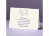 With Love - Ecru Reception Card