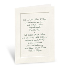 Going Once - Ecru - Petite Invitation
