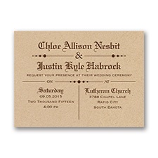 Vintage Newspaper - Invitation