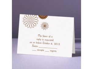 Flowers Afloat - Respond Card and Envelope