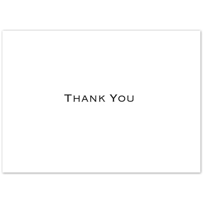 Thank You Card and Envelope