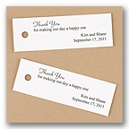 Favor Cards with Names, Date and Verse