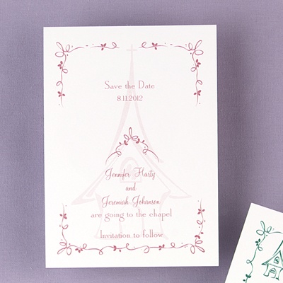 Going to the Chapel Save the Date Vertical