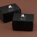 Black Favor Boxes - Personalized