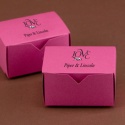 Fuchsia Favor Boxes - Personalized