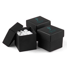 Black Favor Boxes (2-Piece)