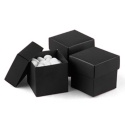 Black Favor Boxes (2-Piece) - Blank
