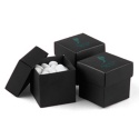 Black Favor Boxes (2-Piece) - Personalized