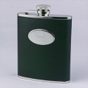 Leatherette and Stainless Steel Flask