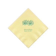 Yellow Cocktail Napkins