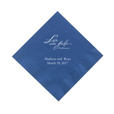 Royal Blue Cocktail Napkins