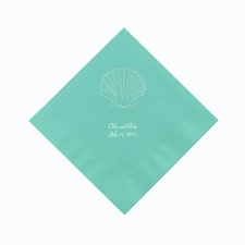 Aqua Cocktail Napkin