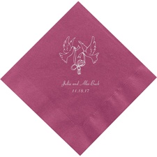 Plum Cocktail Napkin