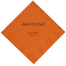 Orange Dinner Napkin