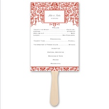 Chandelier Chic - Scarlet - Program Fan