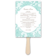 Vintage Lace - Lagoon - Program Fan