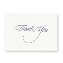 Purple Foil Thank You - Blank