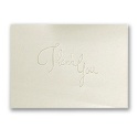 Pearl Thank You on Ecru - Printed