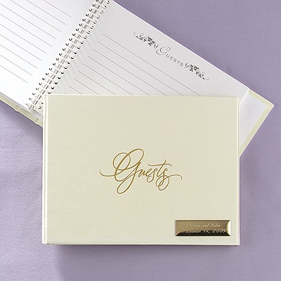 Ecru Guest Book