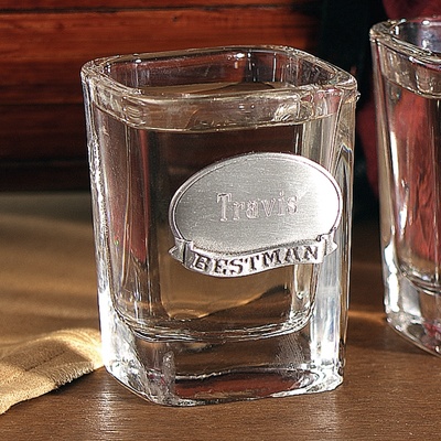 Best Man Shot Glass - Personalized