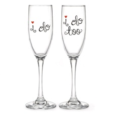 I Do Toasting Flutes - Personalized