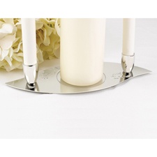 Linked Hearts Unity Candle Stand