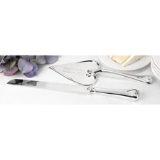 Silver Heart Serving Set