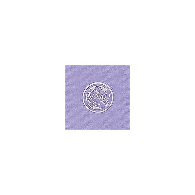 Clear Rose with Silver Foil Seal