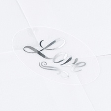Silver Love Seal