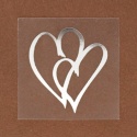 Non-personalized Silver Hearts Seal