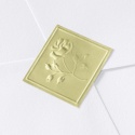 Gold Elegant Rose Seal