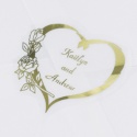 Personalized Gold Heart Seal
