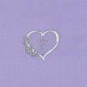 Personalized Silver Heart Seal